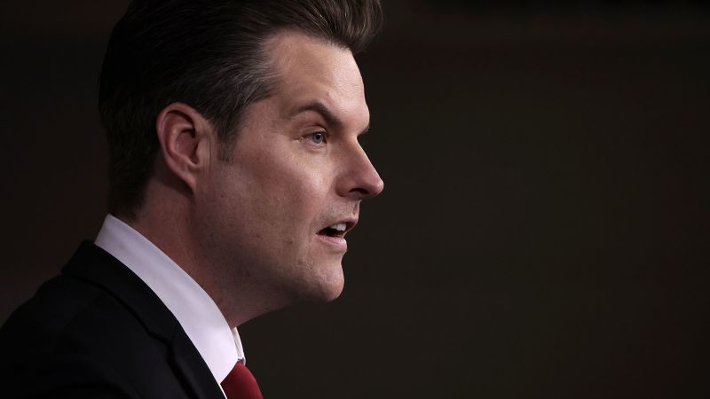 Woman told House Ethics Committee she saw Gaetz have sex with a minor, lawyer says | CNN Politics